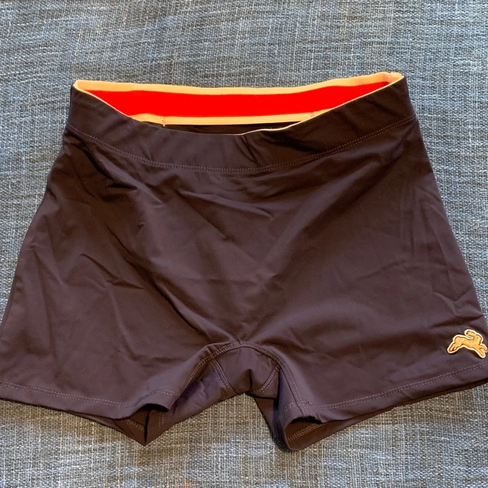 Tracksmith Navy Turnover Short Tights Medium - Picture 1 of 5